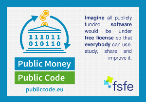 “Public Money, public Code” una campaña de la FSFE